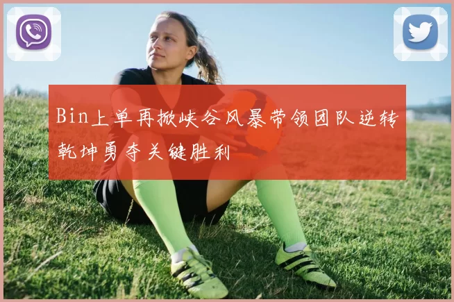 Bin上单再掀峡谷风暴带领团队逆转乾坤勇夺关键胜利